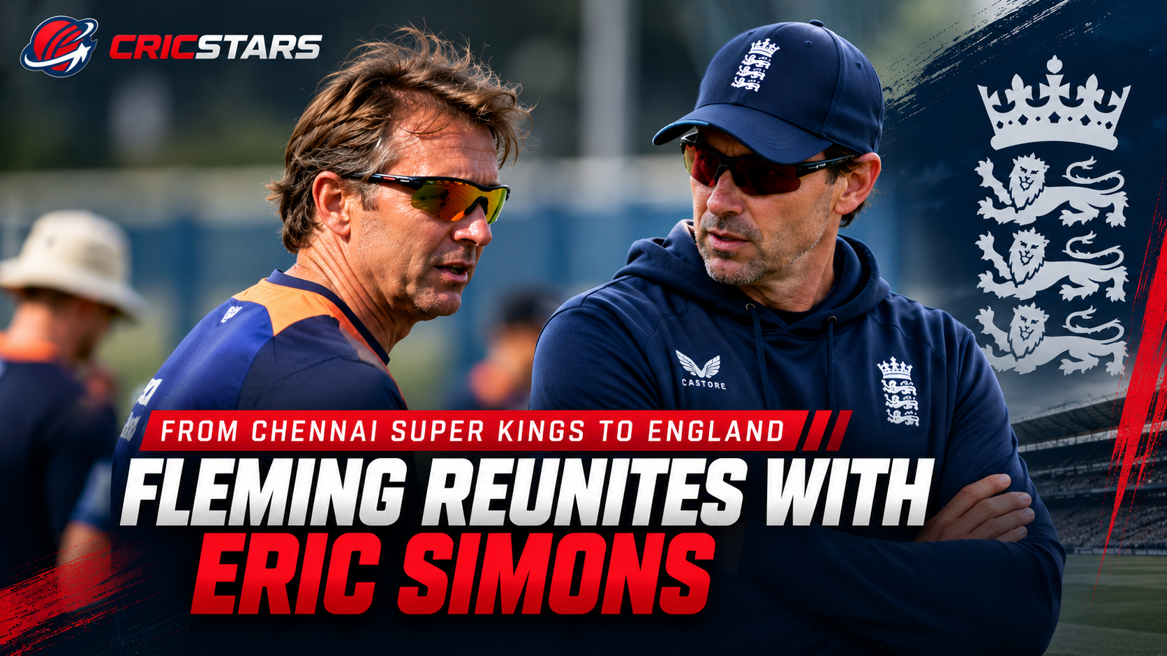 From Chennai Super Kings to England: Fleming Reunites With Eric Simons - Cricket News article cover image on Cricstars
