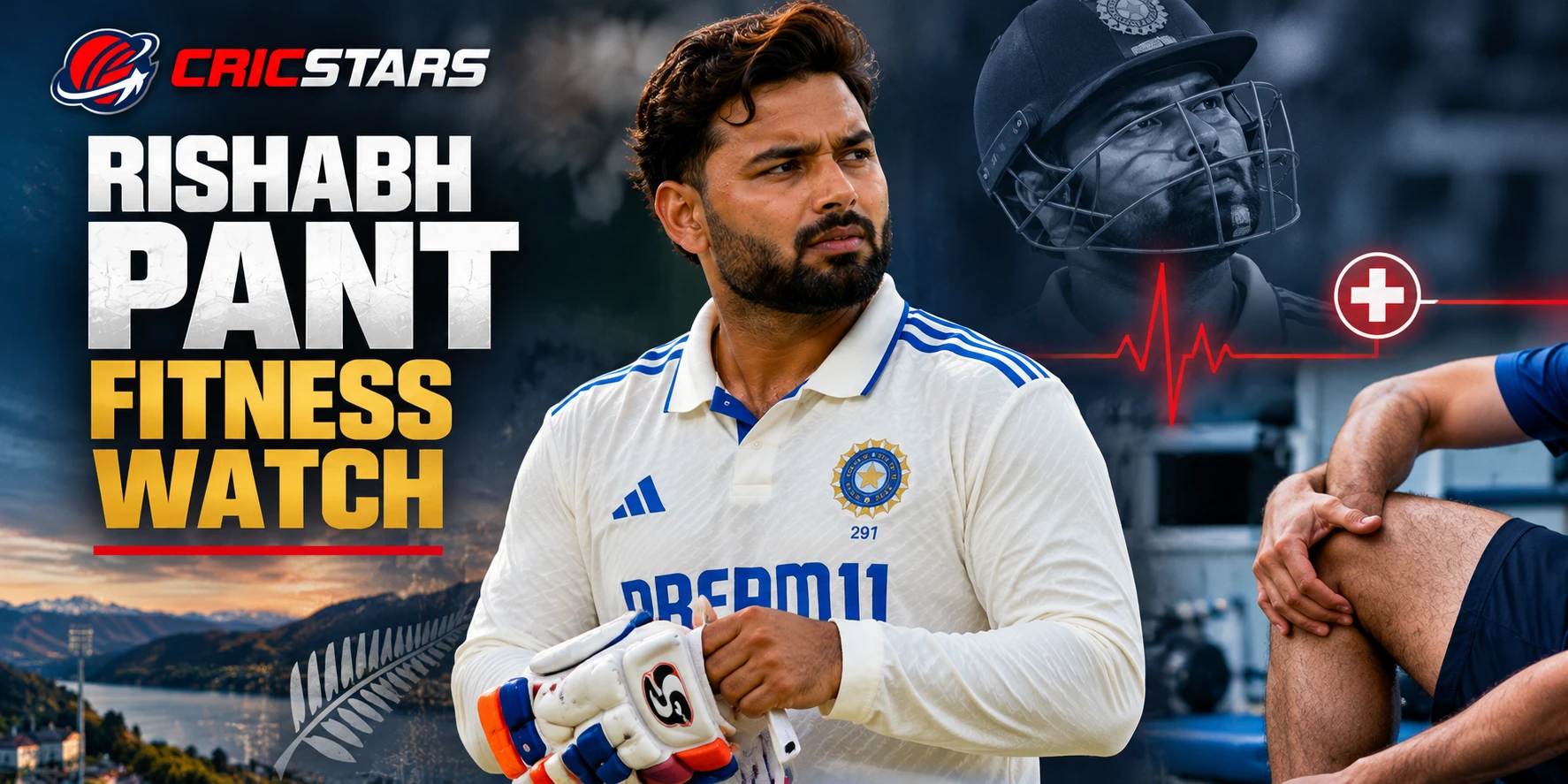 Graphic about Pant's Injury Leaves India With a Difficult Decision